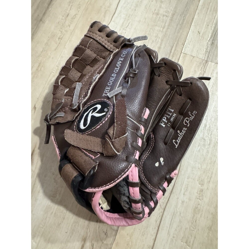 Rawlings FP11T 11'' Youth Brown Pink Right Hand Throw Softball Glove